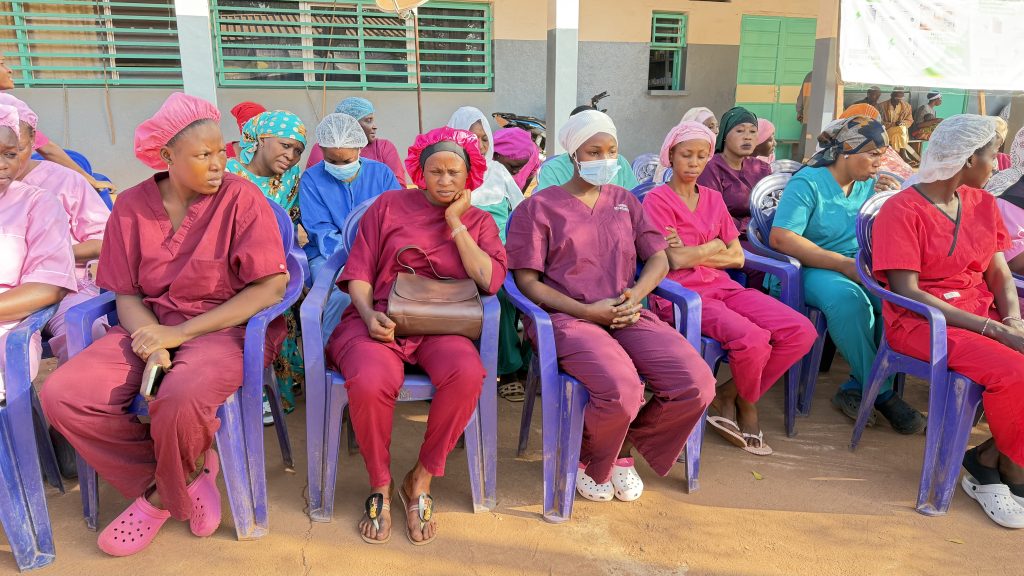 Hôpital de Siguiri : les soignants de l’hôpital préfectoral prient pour la Guinée et ses dirigeants.